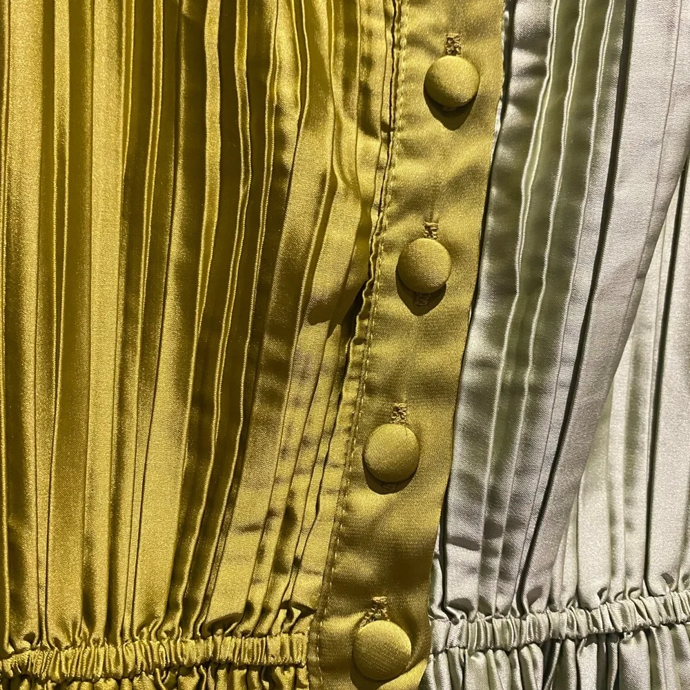 🛴Tamara Malas Pleated Silk “Penelope” Dress 🚦 - Picture 4 of 5